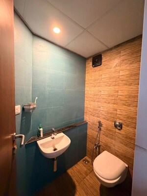 Bathroom in 1 RK Apartment at Lodha Crown Quality Homes, Majiwada – for Rent