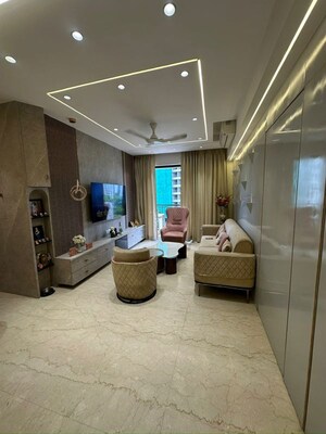 Living Room in 2 BHK Apartment at Lodha Sterling, Kolshet Road – for Sale
