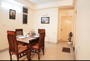 Dining area in 3 BHK Apartment at Aastha Nagar – for Rent