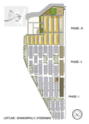  Plot – Map Location View at Bhanur - for Sale