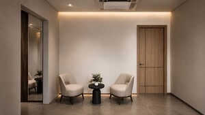 Living Room in 4 BHK Apartment at Frontline Seven, Kokapet – for Rent