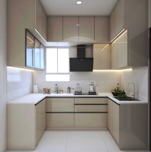 Kitchen in 3 BHK Apartment at Aparna Zenon, Puppalaguda – for Rent