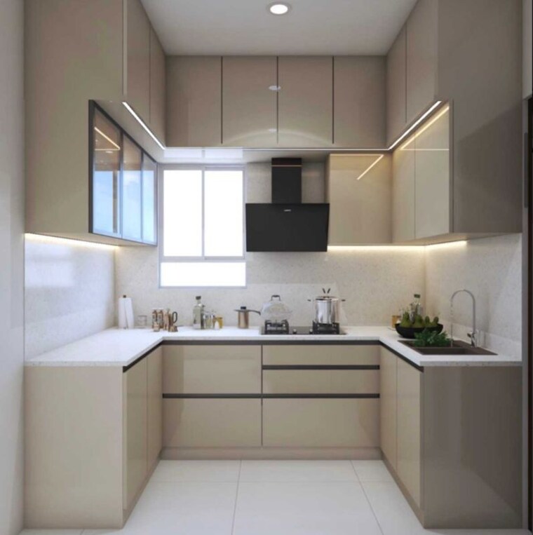 Kitchen, aparna-zenon 3 Bedroom 1826 Sq.Ft. Apartment In Puppalaguda Hyderabad 10537897