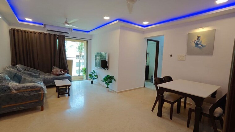 Living Room, k-raheja-vistas 2 Bedroom 980 Sq.Ft. Apartment In Powai Mumbai 10537789