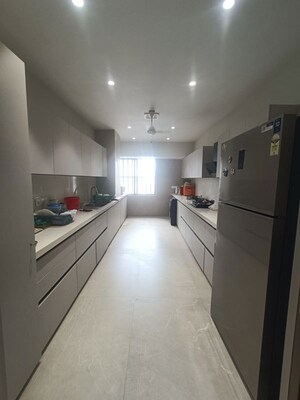 Building Lobby in 4 BHK Apartment at Rustomjee Ashiana, Juhu – for Rent