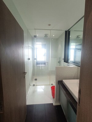Building Lobby in 3 BHK Apartment at Ajmera Prive, Juhu – for Rent