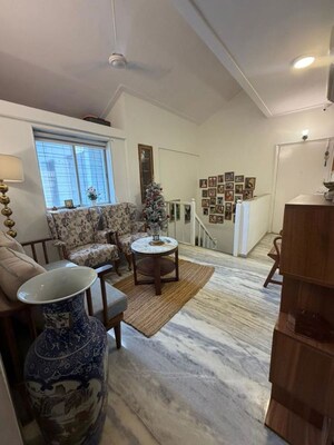 Living Room in 4 BHK Penthouse at Shishira Apartment, Andheri West – for Rent