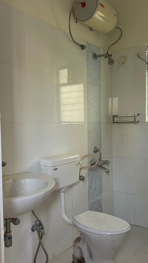 Bathroom in 2 BHK Apartment at Astonia Apartment, Balewadi – for Rent