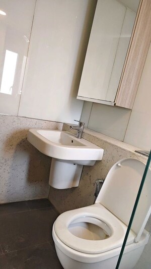 Bathroom in 3 BHK Apartment at Lodha New Cuffe Parade, Wadala – for Sale