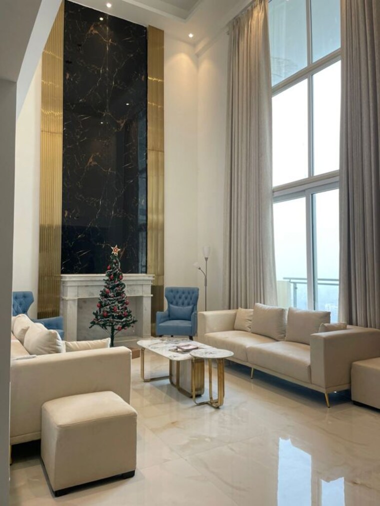 Living Room, mahagun-mezzaria 4 Bedroom 4400 Sq.Ft. Apartment In Sector 78 Noida 10538073