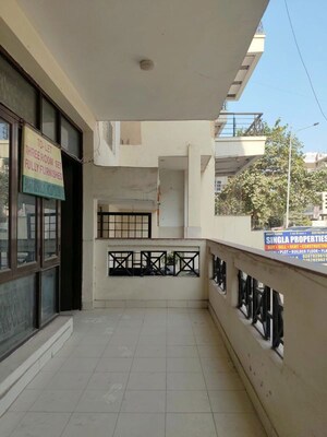 Balcony in 3 BHK Builder Floor at Sector 52 – for Rent