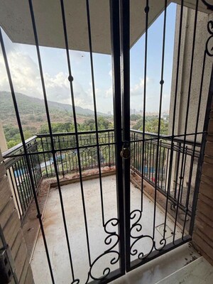 Balcony in 3 BHK Apartment at Siddhachal Apartment 8, Vasant Vihar – for Sale