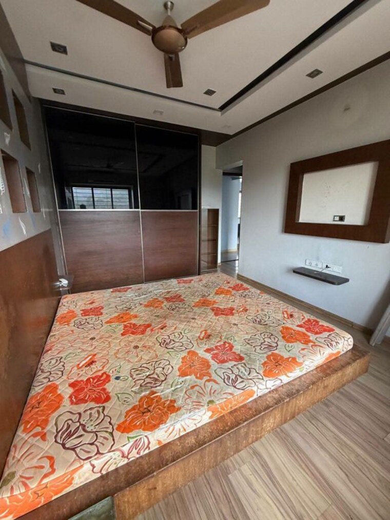 Bedroom, siddhachal-apartment-8 3 Bedroom 1100 Sq.Ft. Apartment In Vasant Vihar Thane 10538244