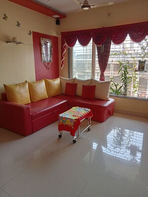 Living Room in 2 BHK Apartment at Shree Adinath Towers, Borivali East – for Sale