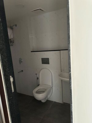 Bathroom in 2 BHK Apartment at Lodha Amara, Kolshet Road – for Rent