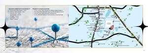 3 BHK Apartment – Map Location View at Prestige Southern Star, Akshayanagar - for Sale