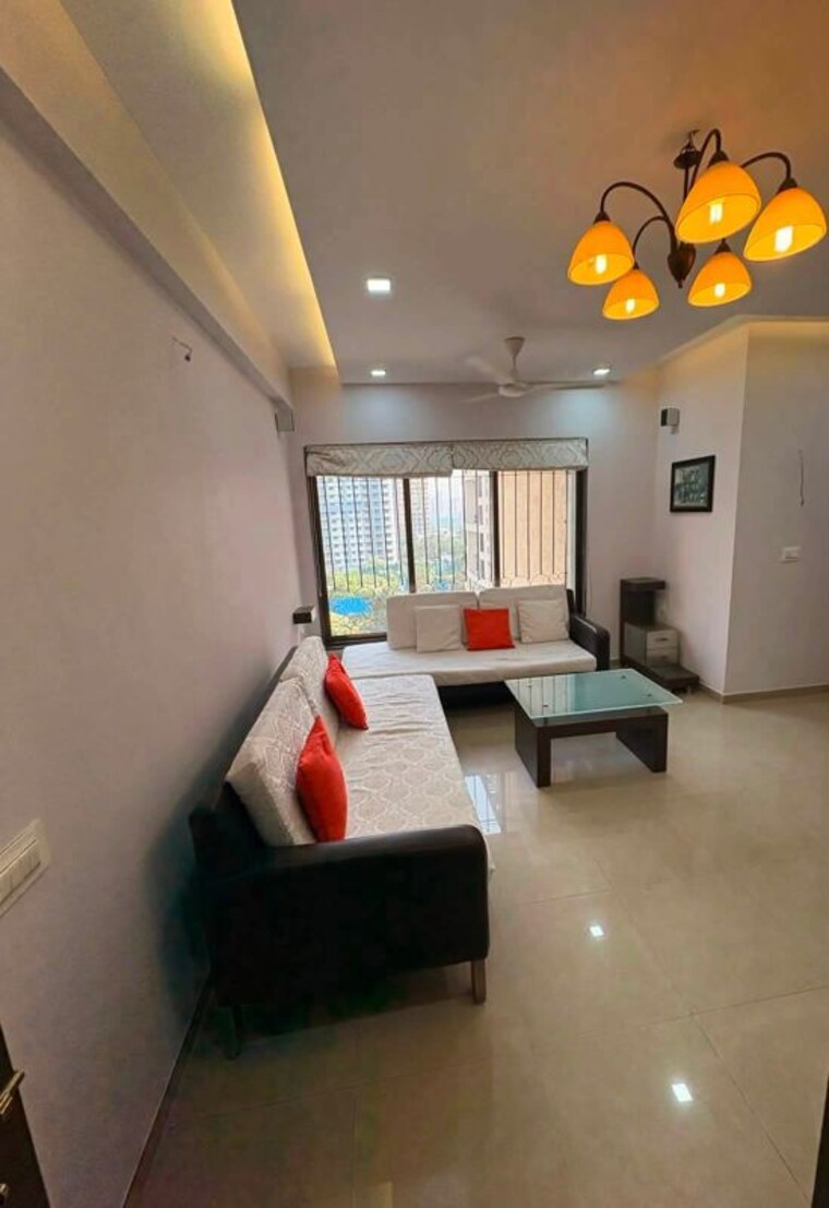 Living Room, lotus-upvan 2 Bedroom 750 Sq.Ft. Apartment In Pokhran Road No Two Thane 10538375