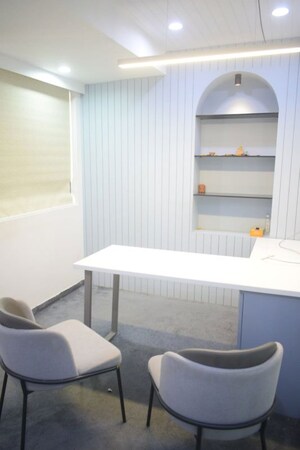 Bathroom in  Office Space at Suvidha Stellar, Bodakdev – for Rent