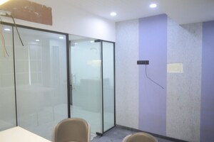 Bathroom in  Office Space at Suvidha Stellar, Bodakdev – for Rent