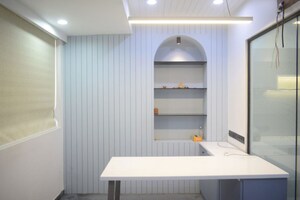 Bathroom in  Office Space at Suvidha Stellar, Bodakdev – for Rent