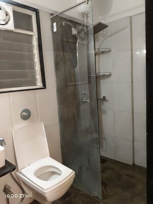 Bathroom in 2 BHK Apartment at SRK Herambh, Pashan Sus Road – for Rent