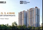 3 BHK + Prayer Room,Servant Room,Study Room,Extra Room,Basement,Store Room 2000 Sq.Ft. Apartment in Bricks Marvella