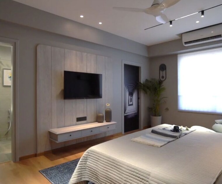 Bedroom, samasta 4 Bedroom 2430 Sq.Ft. Apartment In Vasna Bhayli Road Vadodara 10441146