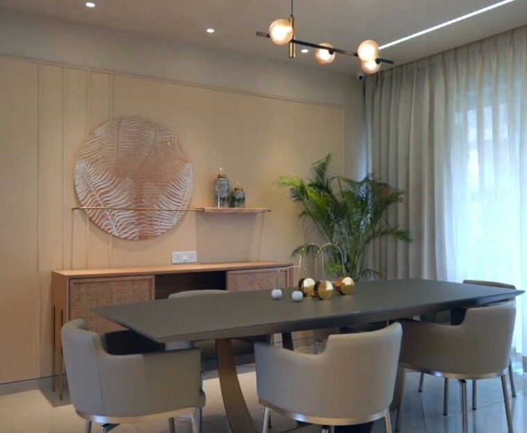 Dinning Area, samasta 4 Bedroom 2430 Sq.Ft. Apartment In Vasna Bhayli Road Vadodara 10441146