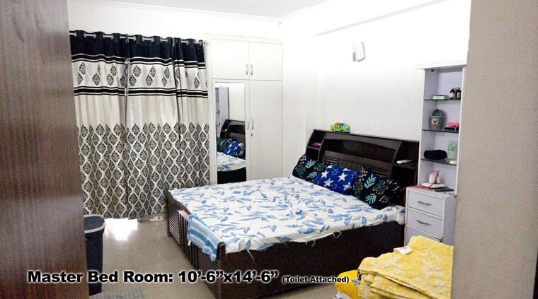 Bedroom, omkar-royal-nest 2.5 Bedroom 1345 Sq.Ft. Apartment In Tech Zone 4 Greater Noida Greater Noida 10538449