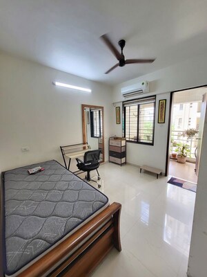 Bedroom in 3 BHK Apartment at Supreme Pallacio, Baner – for Rent