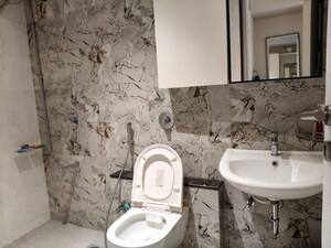 Bathroom in 3 BHK Apartment at Supreme Pallacio, Baner – for Rent