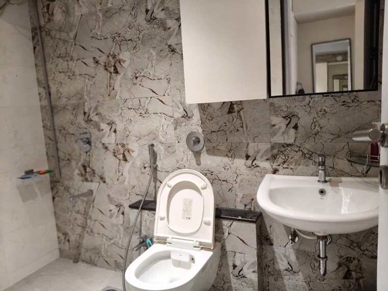 Bathroom, supreme-pallacio 3 Bedroom 1650 Sq.Ft. Apartment In Baner Pune 10538573
