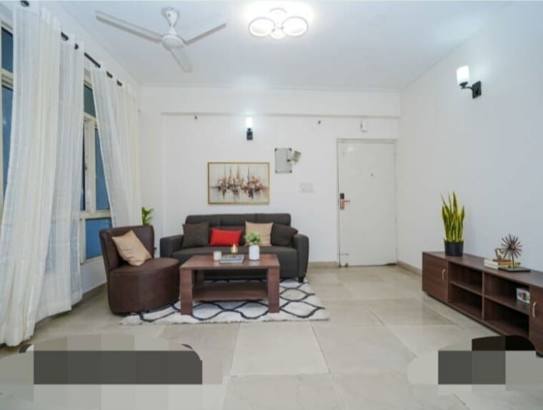 Living Room, supertech-livingston 3 Bedroom 1320 Sq.Ft. Apartment In Sain Vihar Ghaziabad 10538558
