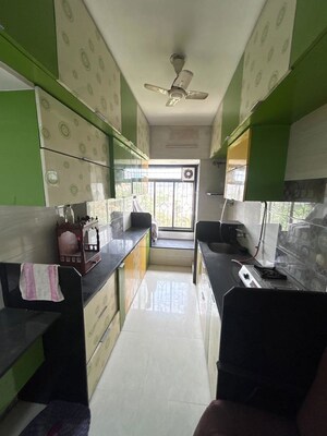 Kitchen in 2 BHK Apartment at Mantri Park, Goregaon East – for Rent