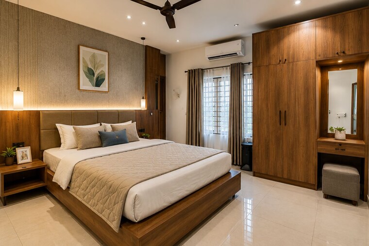 Bedroom, puthur 3 Bedroom 1800 Sq.Ft. Villa In Puthur Palakkad 10538595