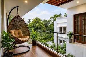 Balcony in 3 BHK Villa at Puthur – for Sale