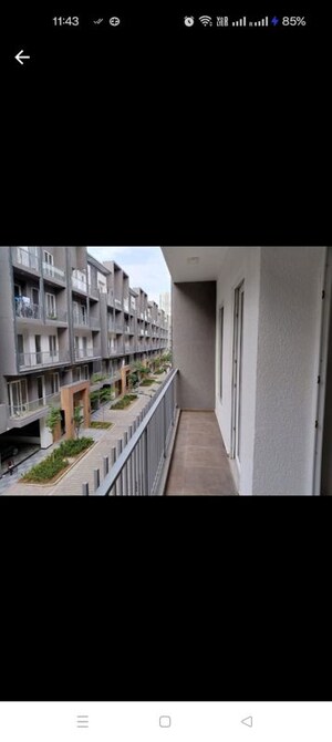 Balcony in 3.5 BHK Apartment at Smart World Orchard, Sector 61 – for Rent