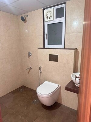 Bathroom in 3 BHK Apartment at Gera World of Joy, Kharadi – for Rent