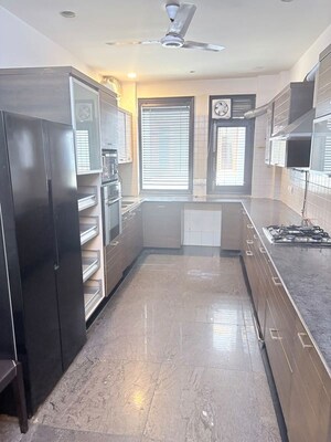 Kitchen in 4 BHK Builder Floor at Pamposh Enclave – for Rent