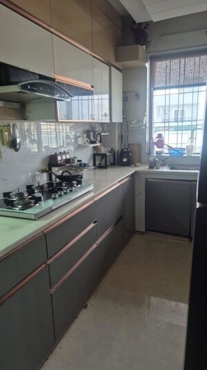 Kitchen in 3 BHK Builder Floor at Palam Vihar Residents Association, Palam Vihar – for Rent