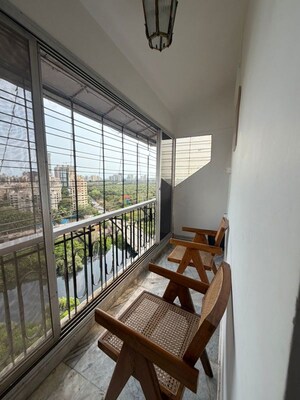 Balcony in 4 BHK Apartment at Shishira Apartment, Andheri West – for Rent
