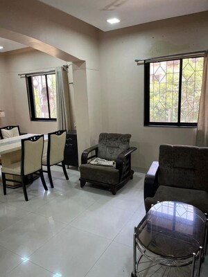 Living Room in 2 BHK Apartment at Mantri Serene, Goregaon East – for Rent