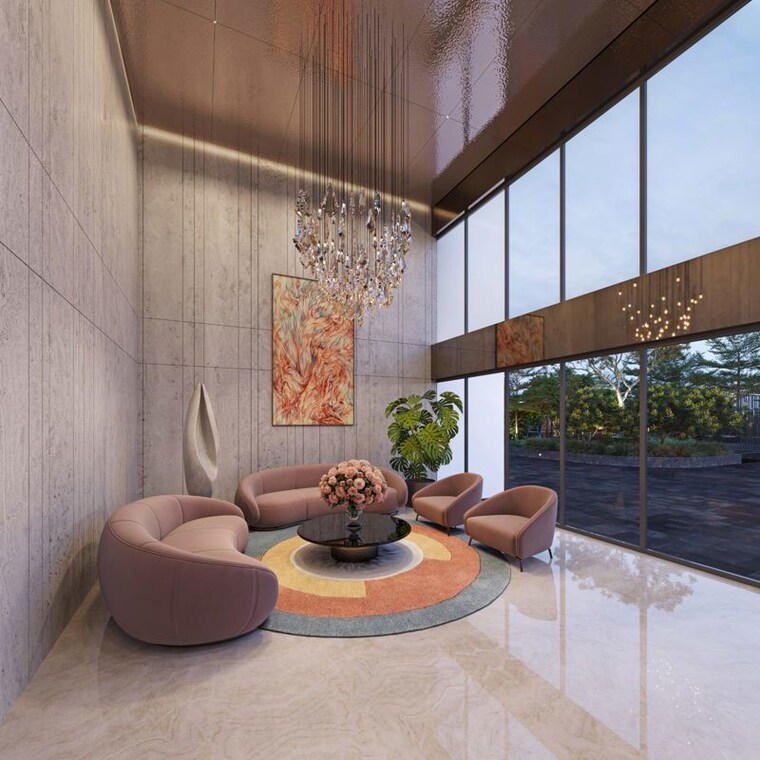 Living Room, bhairav-ocean-breeze 2 Bedroom 619 Sq.Ft. Apartment In Kandivali West Mumbai 10538666