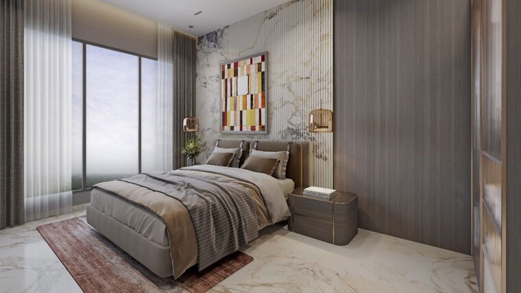 Bedroom, bhairav-ocean-breeze 2 Bedroom 619 Sq.Ft. Apartment In Kandivali West Mumbai 10538666