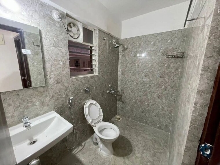 Bathroom, ganga-fernhill 2 Bedroom 1000 Sq.Ft. Apartment In Undri Pune 10538781