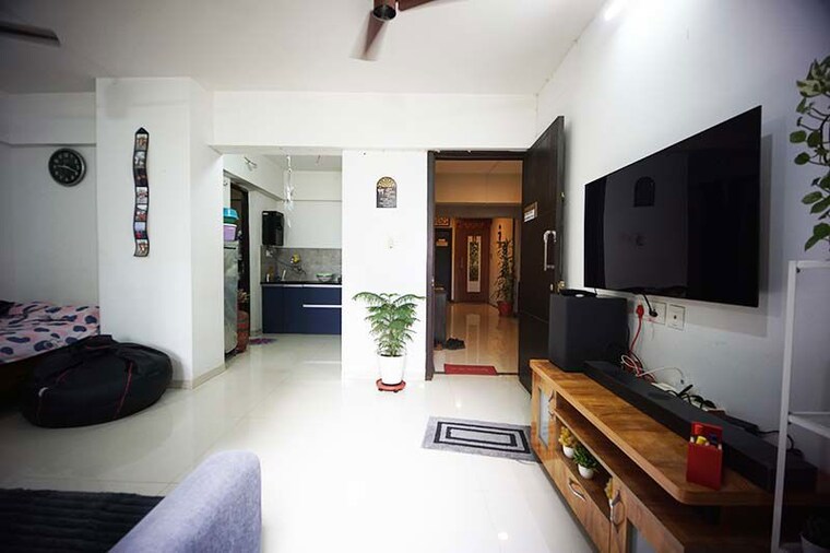 Living Room, runal-spacio 3 Bedroom 821 Sq.Ft. Apartment In Ravet Pune 10538779