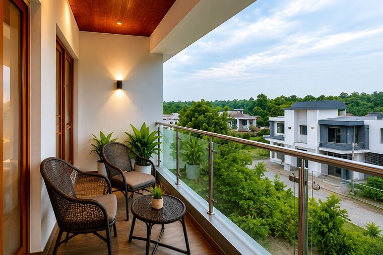 Balcony, kalpathy 3 Bedroom 1800 Sq.Ft. Villa In Kalpathy Palakkad 10538644