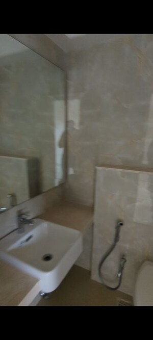 Bathroom in 3 BHK Apartment at L And T Rejuve 360, Mulund West – for Rent