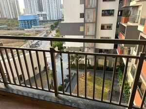 Balcony in 3 BHK Apartment at Lotus Grand, Kokapet – for Rent