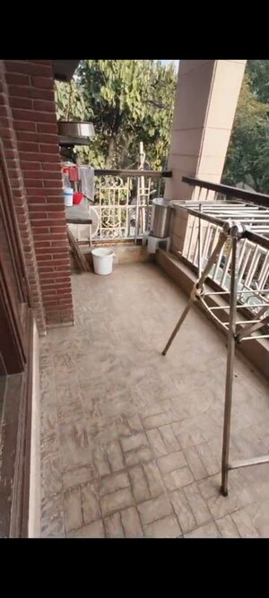 Balcony in 2 BHK Builder Floor at Greater Kailash – for Rent
